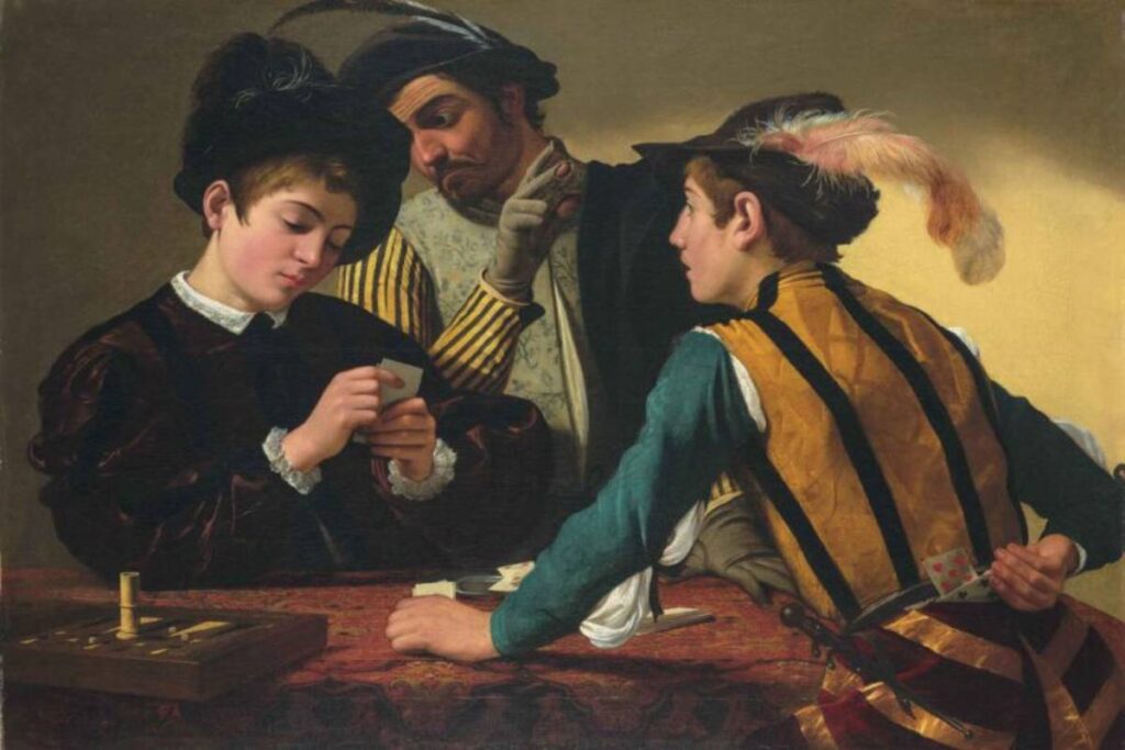 Caravaggio, i bari