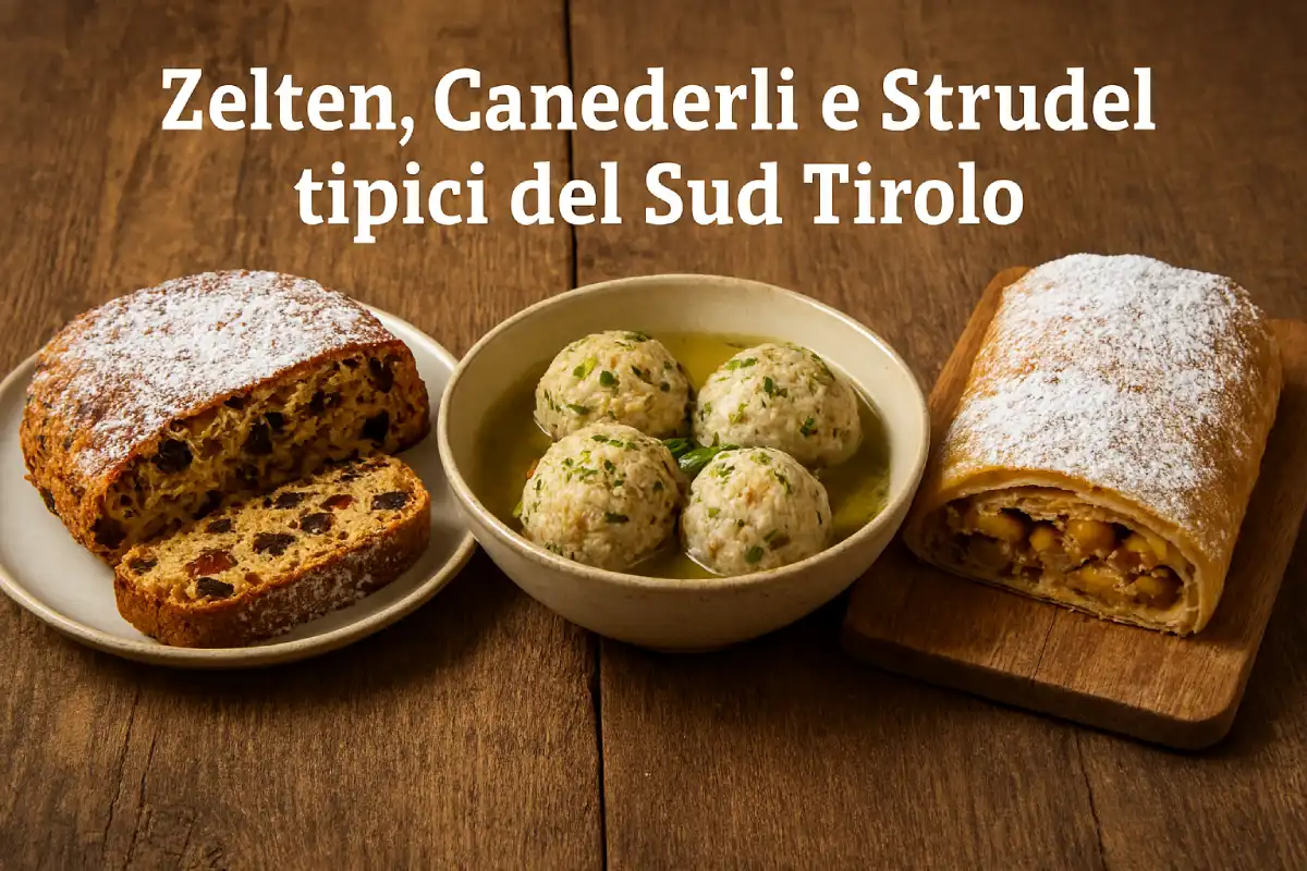 zelten, canederli, strudel